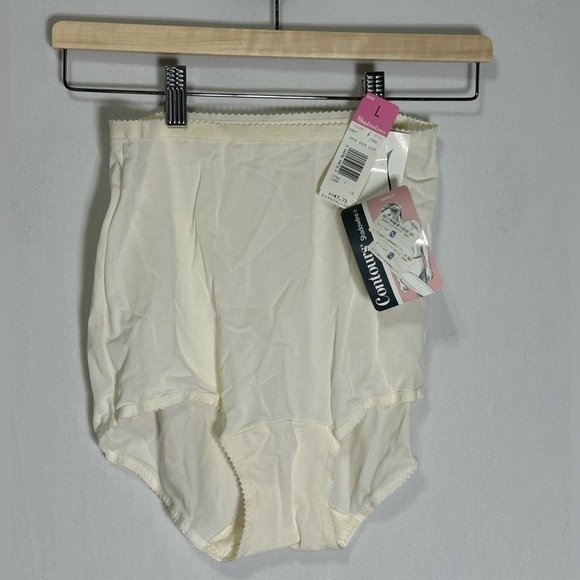NWT Vintage 1980S SHADOW LINE PANTY nylon counters size Large ivory - Picture 1 of 3